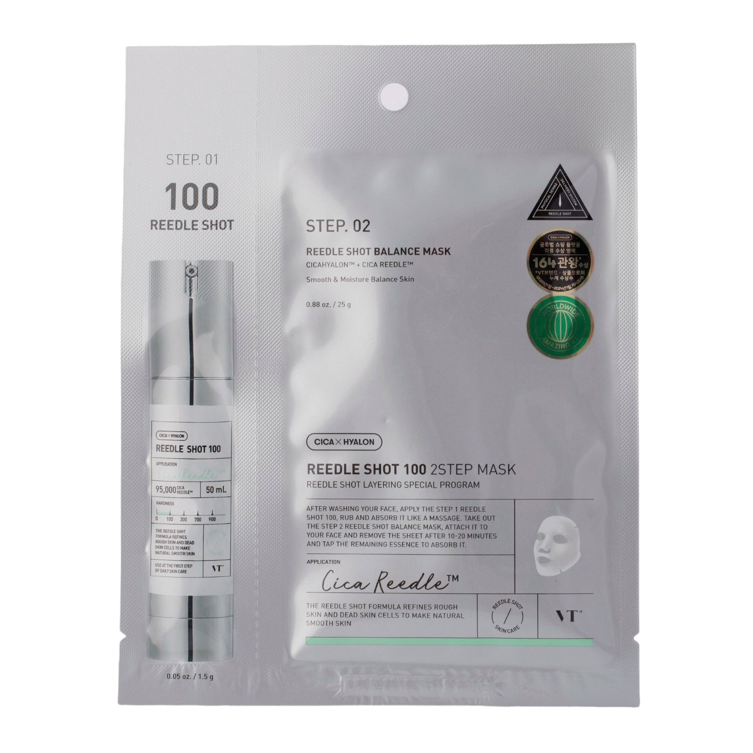 VT COSMETICS Reedle Shot 100 2Step Hydrogel Mask